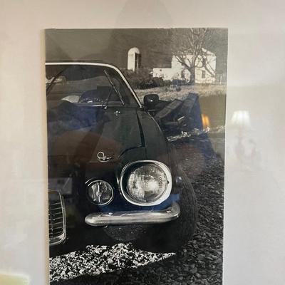 Timeless Automotive Art: Signed B&W Photo by Kathryn Lapunta