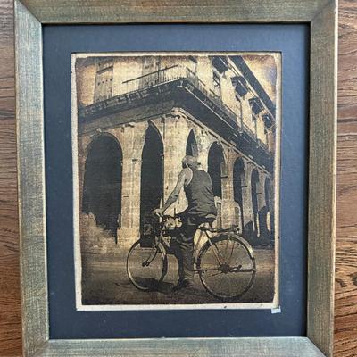 Man On Bicycle 