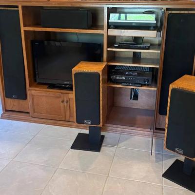 Po110v yamaha receiver with infinity speakers