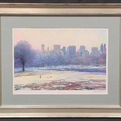 Alexander Chen 548/2250 "Central Park Skyline" Print