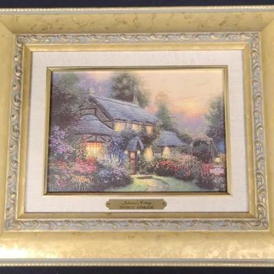 Thomas Kinkade Julianne's Cottage - Signed Artwork