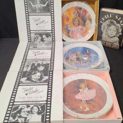 Shirley Temple Collector's Plates And Autobiography 