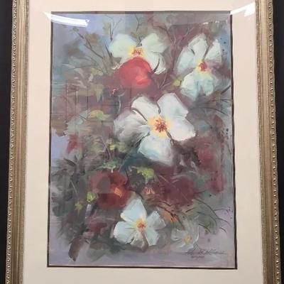 Giclee On Paper By Richard Williams "Parisian Floral" 1999 283/395
