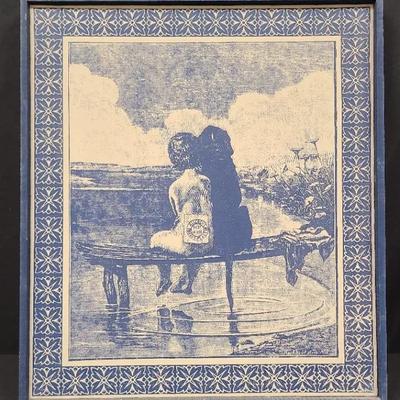 Reproduction On Wood Of "Boy And His Dog" By Robert "Bob" Frank