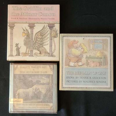 Collection Of 3 Maurice Sendak Illustrated Hard Cover Books