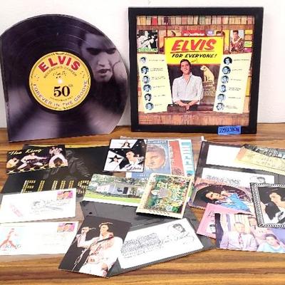 Entertaining Elvis Memorabilia, Postcards, A Book & More