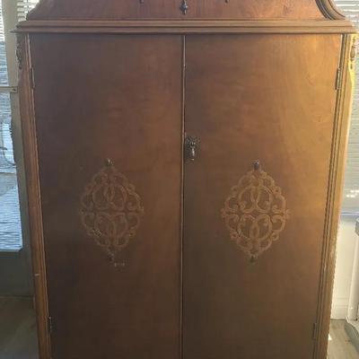 Walnut 557 Antique Wardrobe