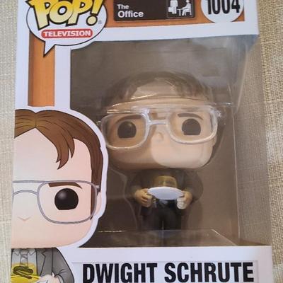 Funko Pop! TV's Dwight Schrute From The Office With His Stapler Stuck In Jello