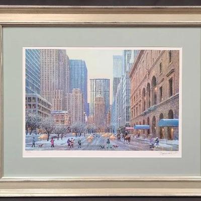 Alexander Chen 566/2250 "Park Avenue Winter" 