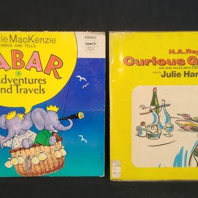 Babar & Curious George Albums Records/Vinyls