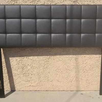 Faux Leather Padded Headboard – Contemporary Design