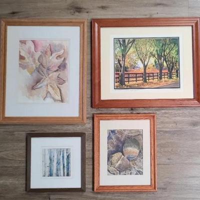 Autumnal Art Assortment - Including One Signed Photograph/Print By Philip Gerlach