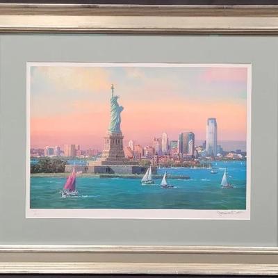 Alexander Chen 1028/2250 "Statue Of Liberty Jersey City"
