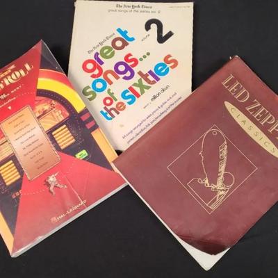Sounds Of The 50's, 60's, And 70's, - Sheet Music Books Incl: Led Zeppelin 