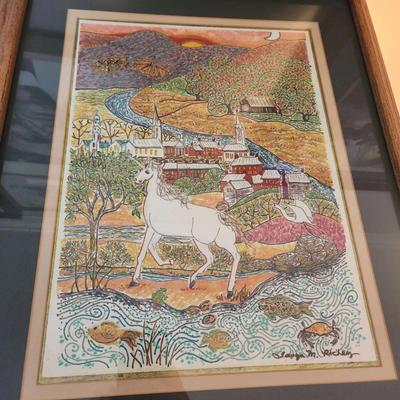 Whimsical Tanya Richey Original On Paper