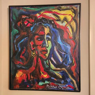 Melchor Zapata Portrait Painting 