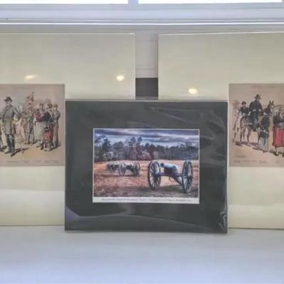 Set Of Three Civil War Prints