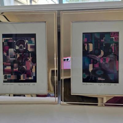 Pair Of Framed "Physics Formula" Prints