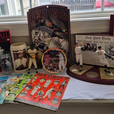 NY Giants & Baseball Memorabilia