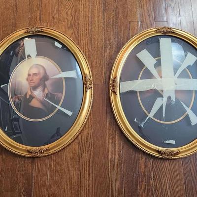 Washington And Jefferson Portraits 