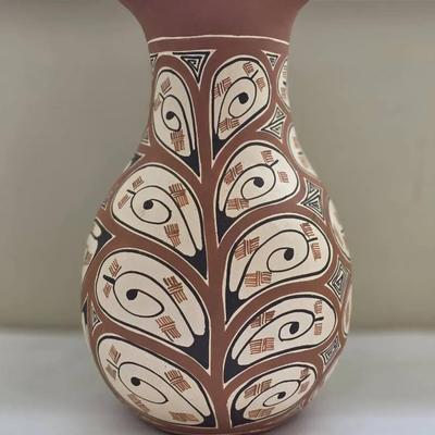 "Peoples, Tribes, and Nations" Folkart Vase