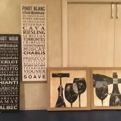 Wine Theme Canvas Art