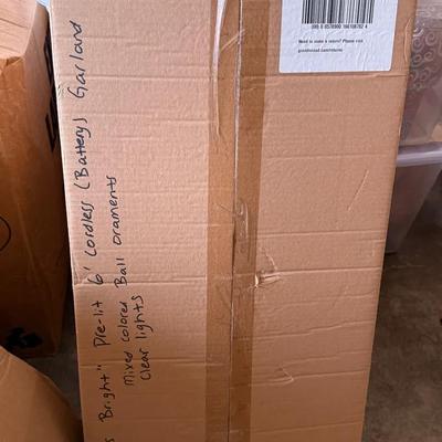 Grandin Road “All Is Bright” 6ft Cordless Pre-Lit Garland – New in Box