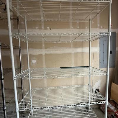 Shelf 3 - White Wire Storage Shelf – Adjustable Heavy-Duty Rack 