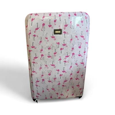 Betsey Johnson Full-Size Flamingo Roller Suitcase
