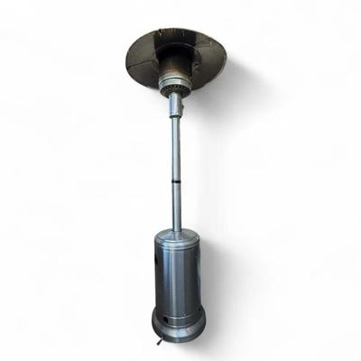 Hampton Bay Stainless Steel Outdoor Propane Patio Heater with Two Tanks