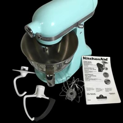 KitchenAid Artisan Mini 3.5 Quart Tilt-Head Stand Mixer – Powder Blue
