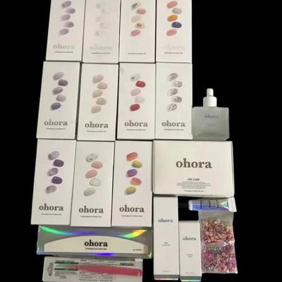 Ohora Nail Care Lot – Gel Nail Sets, Lamp, Tools, and Accessories