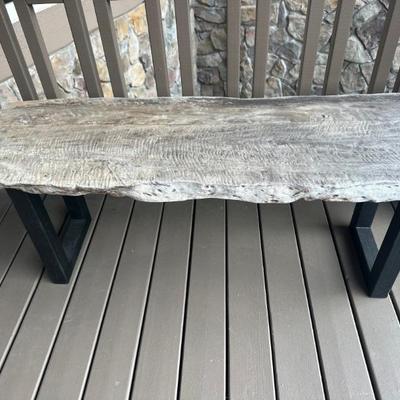 Outdoor bench