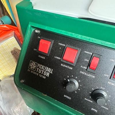 Pickleball tutor (control view)
