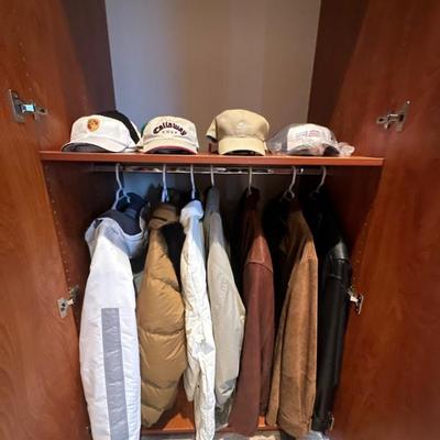 Men's leather jackets & hats