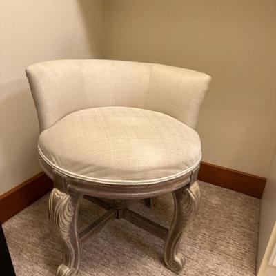 French style boudoir vanity chair