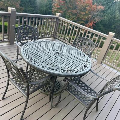 Patio table set