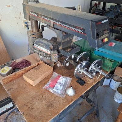 Craftsman radial saw.