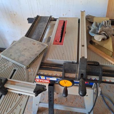 Ryobi table saw.