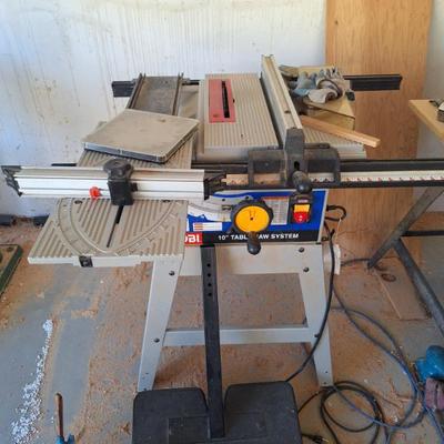 Ryobi table saw system.
