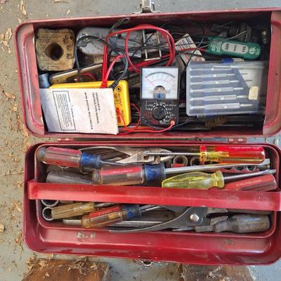 Misc. tools.  Tool box.