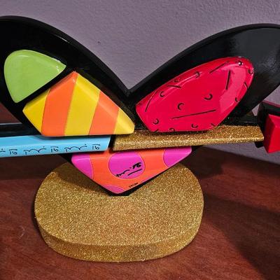 Romero Britto sculpture