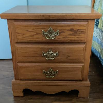 Wooden Oak Nightstand