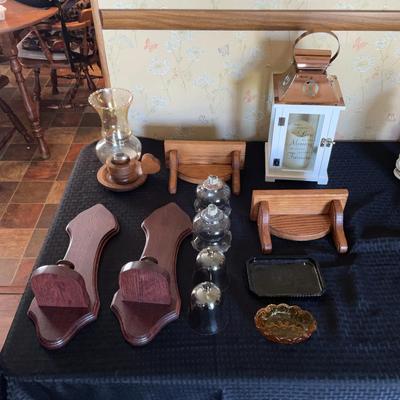 Wooden + Glass Home Decor + Furnishings