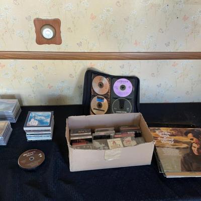 Cassettes, DVD’s + Records