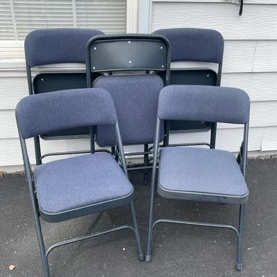 Set of 5 Folding Chairs