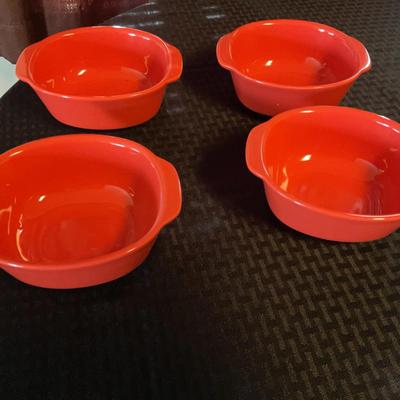 4 Corning Ware Stoneware Bakers