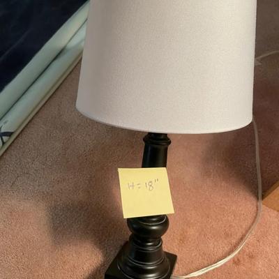 Small Lamp With Black Base