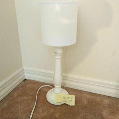 Small white lamp