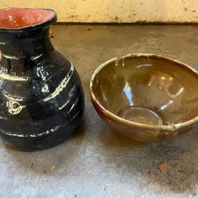 Two Pieces Of Art Pottery